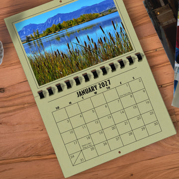 A1206SA - 2027 Horizontal Calendar SAGE