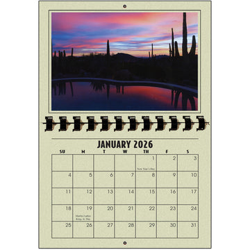 A1206SA - 2026 Horizontal Calendar SAGE
