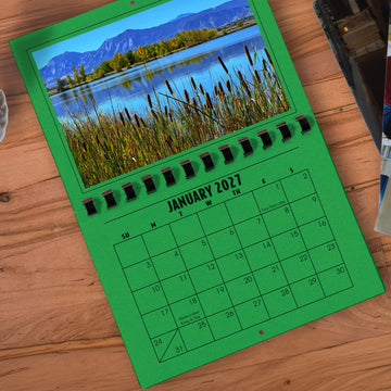 A1206SH - 2027 Horizontal Calendar SHAMROCK