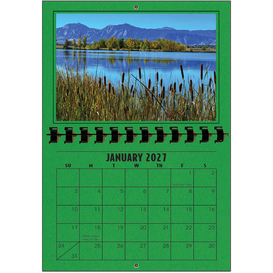 A1206SH - 2027 Horizontal Calendar SHAMROCK