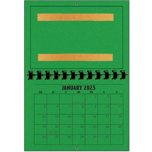 A1206SH - 2025 Horizontal Calendar SHAMROCK