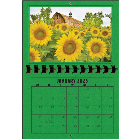 A1206SH - 2025 Horizontal Calendar SHAMROCK