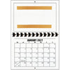 A1206SW - 2027 Horizontal Calendar SNOW WHITE LINEN