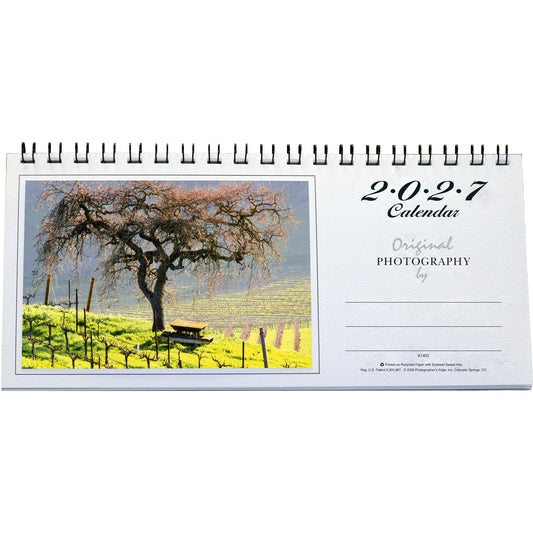 A1402 - 2027 Desktop Calendar Horizontal