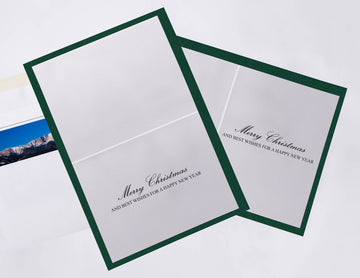 A1601 - (50 pack) Pre-printed Christmas & Holiday Message on Stationery, Merry Christmas... #1