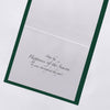 A1602 - (10 pack) Pre-printed Christmas & Holiday Message on Stationery, May the Happiness of the Season... #2