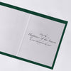 A1602 - (10 pack) Pre-printed Christmas & Holiday Message on Stationery, May the Happiness of the Season... #2