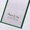 A1603 - (50 pack) Pre-printed Christmas & Holiday Message on Stationery, Peace & Joy... #3