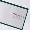 A1603 - (50 pack) Pre-printed Christmas & Holiday Message on Stationery, Peace & Joy... #3