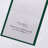 A1604 - (50 pack) Pre-printed Christmas & Holiday Message on Stationery, May the miracle... #4