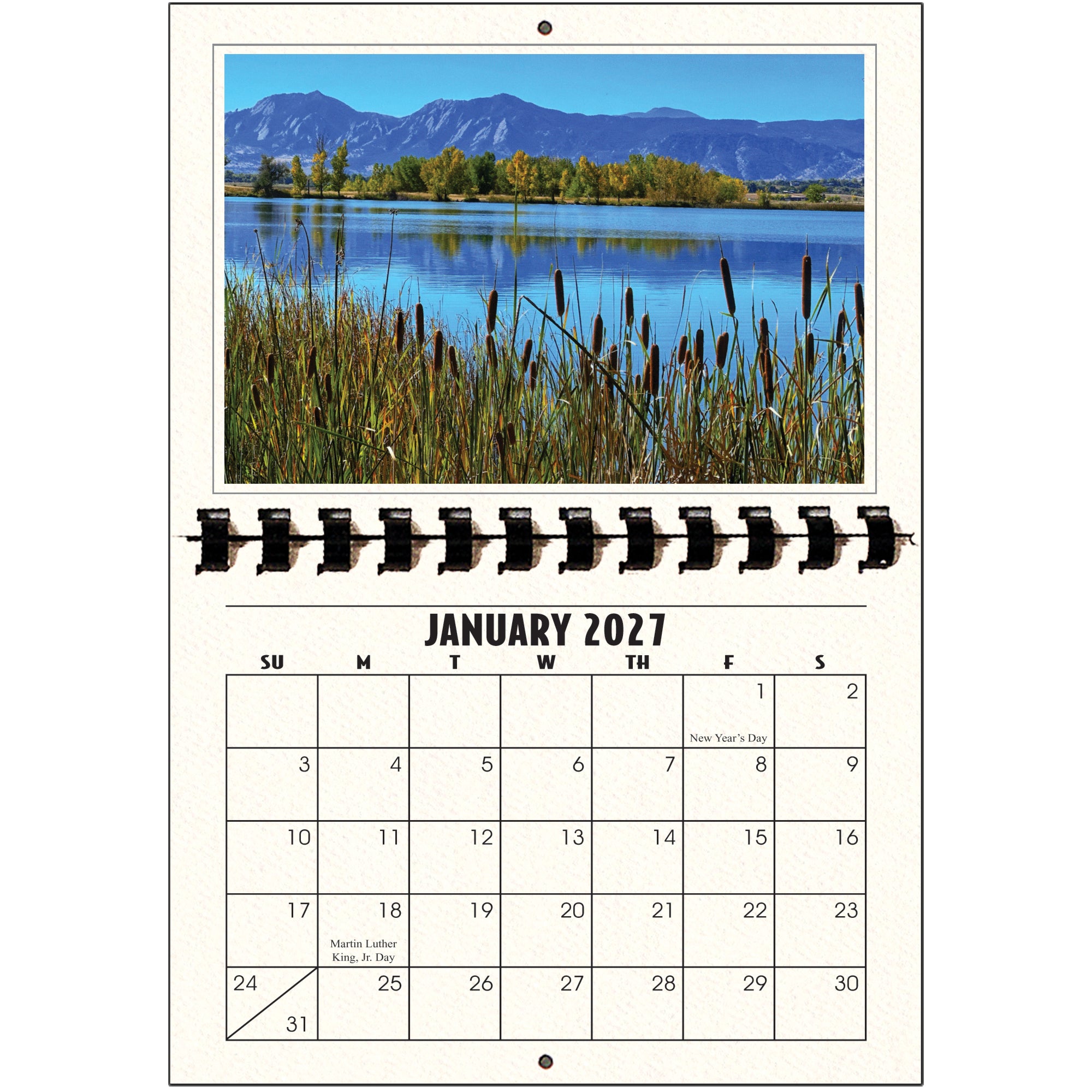 A612 - 2027 Horizontal Calendar – Photographer's Edge