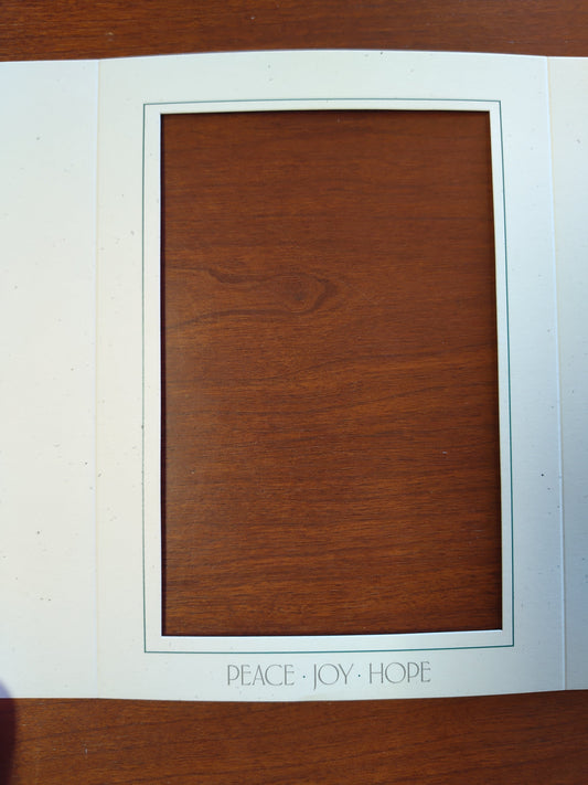 CC329 - Natural, Peace Joy Hope, Vertical, set of 10 cards