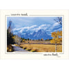CC331 - Bright White, Leave the Roads, Take the Trails,  Horizontal, set of 10 cards