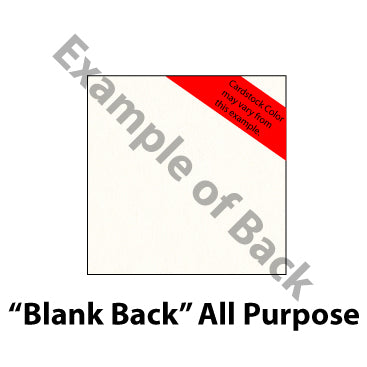 1391BK - Bright White, Square Window, Raven Black Border, Blank Back, set of 10 cards