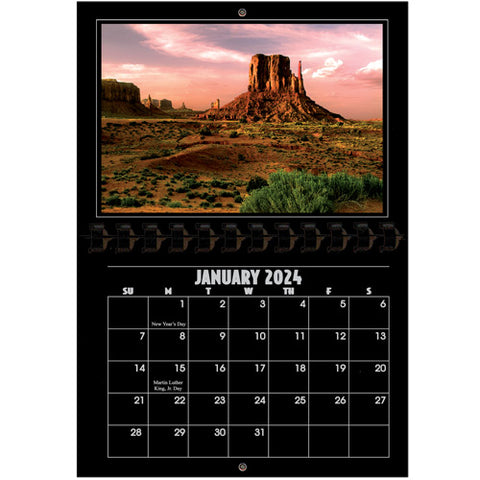 2024 Horizontal Calendar DEEP BLUE – Photographer's Edge 2024 Horizontal Calendar DEEP BLUE – Photographer's Edge
