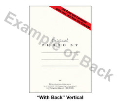 638 - Bright White, Just a note, Vertical, set of 10 cards